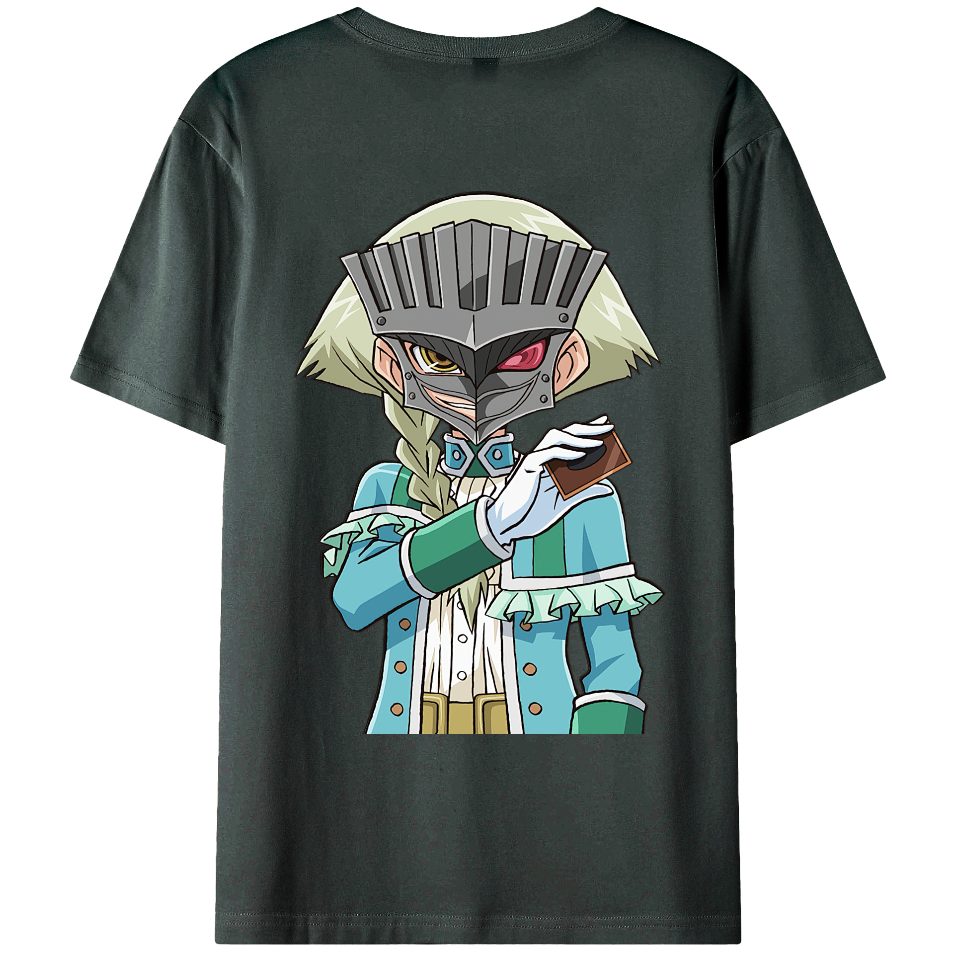 （画像用） 遊☆戯☆王 Yu-Gi-Oh! 綿100％ メンズ半袖Tシャツ（バックプリント） 通気性